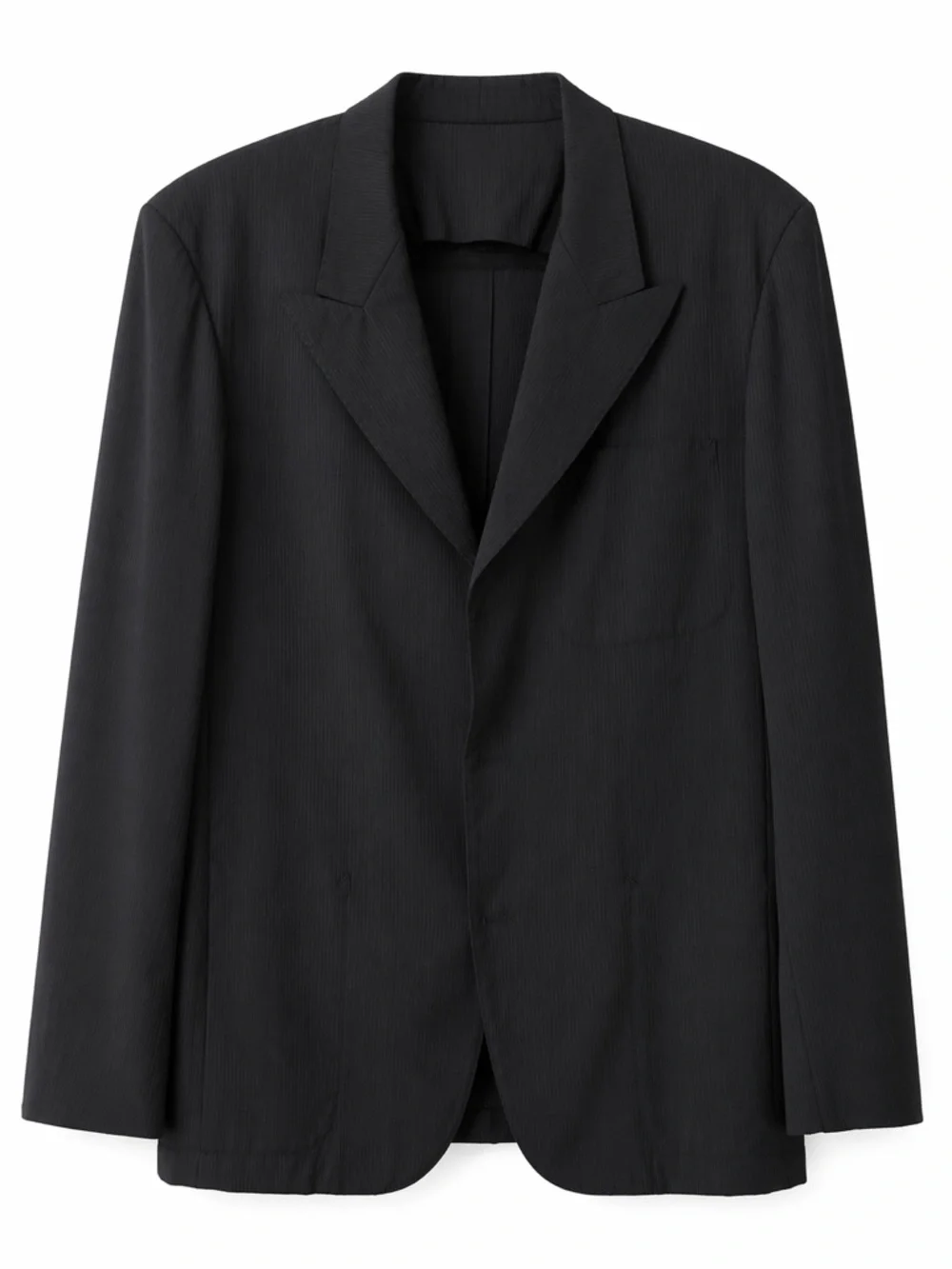 Jean Paul Gaultier Homme Lightweight Virgin Wool Blazer 40 Italy Pinstripe VTG